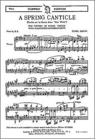 A Spring Canticle from Der Wald SATB choral sheet music cover